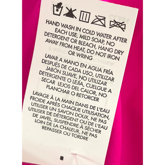 TYR HydraSpan Double Binding Reversible DiamondFit 1pc Swimsuit Grey Pink Sz 30 - Picture 9 of 11